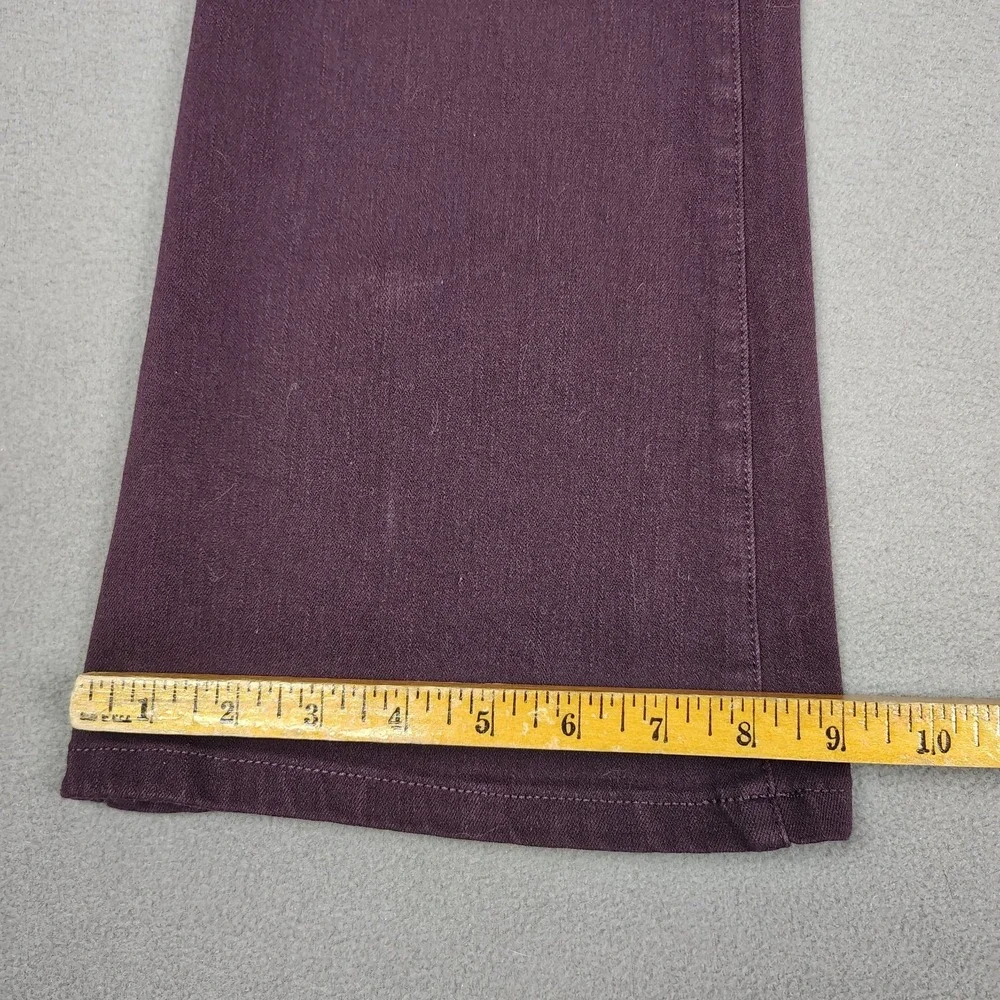 Betabrand Stretch Yoga Denim Jeans Small Plum Flare Leg Career Casual 31 Inseam